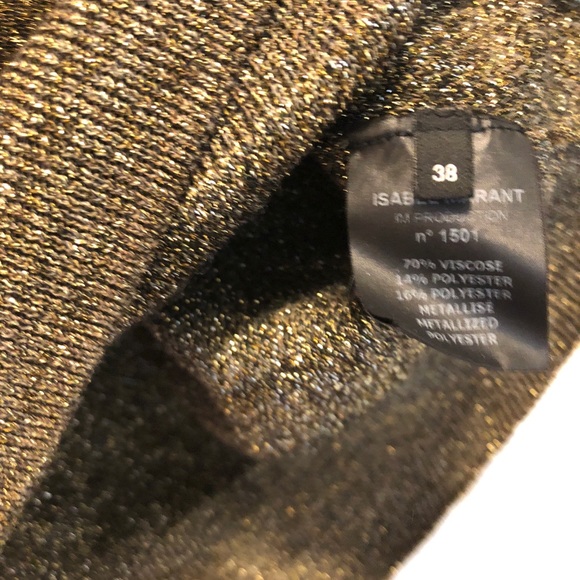 EUC Sz 38 Isabel Marant Watson Lurex Camo Sweater - Picture 5 of 6